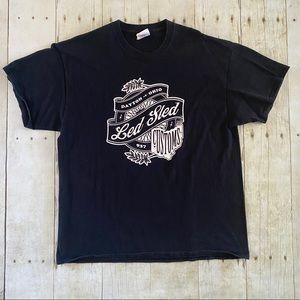 Motorcycle shirt led sled